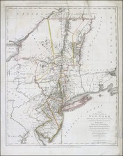 Mid-Atlantic Map By Claude Joseph Sauthier / Bernard Ratzer