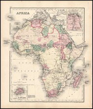 Africa and Africa Map By O.W. Gray