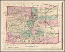 Southwest and Rocky Mountains Map By O.W. Gray