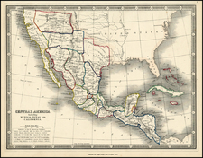 Texas, Southwest and California Map By George Philip & Son