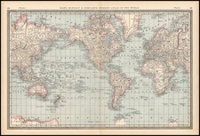 World and World Map By William Rand  &  Andrew McNally