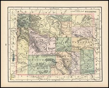 Plains and Rocky Mountains Map By George F. Cram