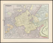 Scotland Map By George F. Cram