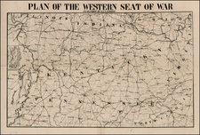 South and Midwest Map By H.P. Lathrop