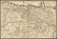 Europe and Spain Map By Nicolas de Fer