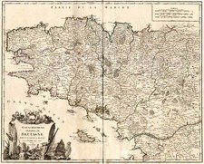 Europe and France Map By Gilles Robert de Vaugondy