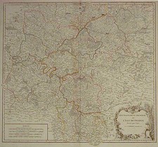 Europe and France Map By Gilles Robert de Vaugondy