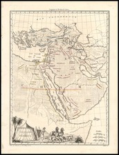 Europe, Turkey, Mediterranean, Asia, Middle East and Turkey & Asia Minor Map By Conrad Malte-Brun