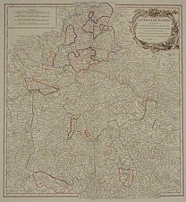 Europe, Austria and Germany Map By Gilles Robert de Vaugondy