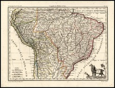 South America Map By Conrad Malte-Brun