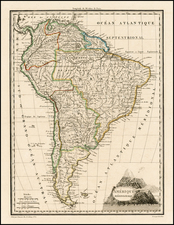 South America Map By Conrad Malte-Brun