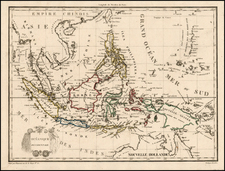 Southeast Asia and Philippines Map By Conrad Malte-Brun