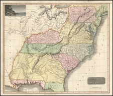 Mid-Atlantic, South, Southeast and Midwest Map By John Thomson