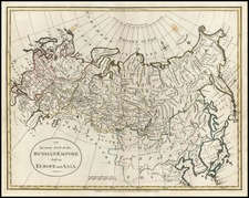 Europe, Russia, Ukraine, Asia, Central Asia & Caucasus and Russia in Asia Map By G. Robinson  &  Charles Dilly