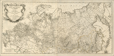 Europe, Russia, Asia, Central Asia & Caucasus and Russia in Asia Map By Franz Anton Schraembl