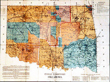Plains and Southwest Map By Julius Bien & Co.