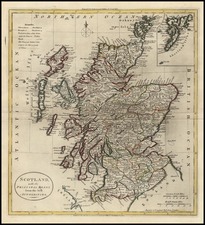 Europe and British Isles Map By G. Robinson  &  Charles Dilly