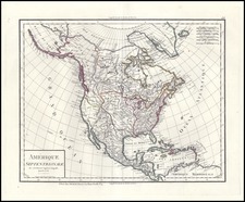 North America Map By Jean Baptiste Poirson