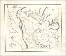 Midwest and Plains Map By Henry Schoolcraft