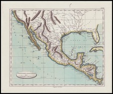 Texas, Southwest, Rocky Mountains and California Map By John Pinkerton