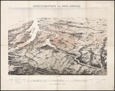 Mid-Atlantic and Southeast Map By A.D. Geisler