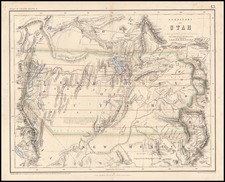 Southwest and Rocky Mountains Map By Henry Darwin Rogers  &  Alexander Keith Johnston