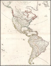 South America and America Map By Simon Schopp & Co.