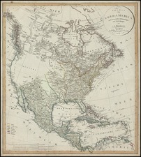 North America Map By Christian Gottlieb Reichard