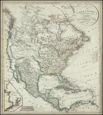 North America Map By Christian Gottlieb Reichard