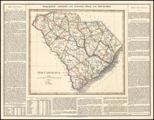 Southeast Map By Carl Ferdinand Weiland