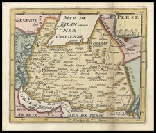 Asia, Central Asia & Caucasus and Middle East Map By Don Francisco De Afferden