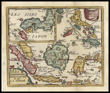 Asia, Japan, Southeast Asia and Philippines Map By Don Francisco De Afferden