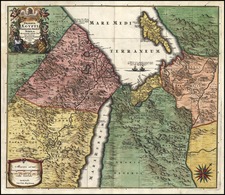 Europe, Mediterranean, Asia, Middle East, Holy Land and Balearic Islands Map By Matthaus Seutter