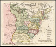 United States Map By Nuttall, Fisher & Dixon