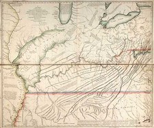 Mid-Atlantic, South, Southeast and Midwest Map By Thomas Hutchins