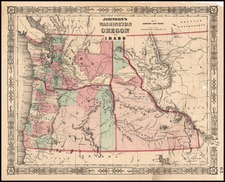 Rocky Mountains Map By Benjamin P Ward  &  Alvin Jewett Johnson