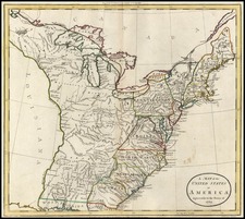 United States Map By William Guthrie / William Darton