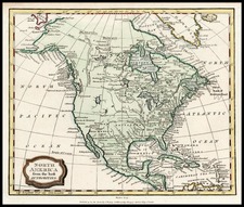 North America Map By Charles Brightly  &  E. Kinnersly