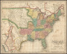 United States Map By John Melish