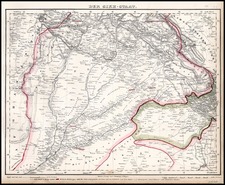 Asia and India Map By Carl Flemming