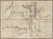 Southwest, Arizona, Colorado, Nevada, New Mexico, Rocky Mountains, Colorado and Utah Map By U.S. Army Corps of Topographical Engineer / John Parke / Richard Kern