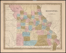 Midwest Map By Thomas Gamaliel Bradford