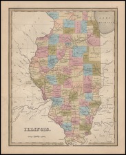 Midwest Map By Thomas Gamaliel Bradford