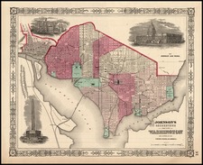 Mid-Atlantic Map By Alvin Jewett Johnson