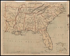 South and Southeast Map By Anonymous