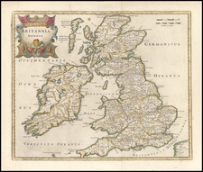 Europe and British Isles Map By Robert Morden