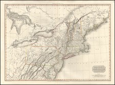 New England, Mid-Atlantic and Midwest Map By John Pinkerton