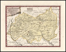 Europe, Russia and Ukraine Map By Franz Johann Joseph von Reilly