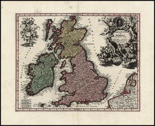 British Isles Map By Christoph Weigel