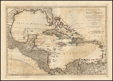 Caribbean Map By Samuel Dunn